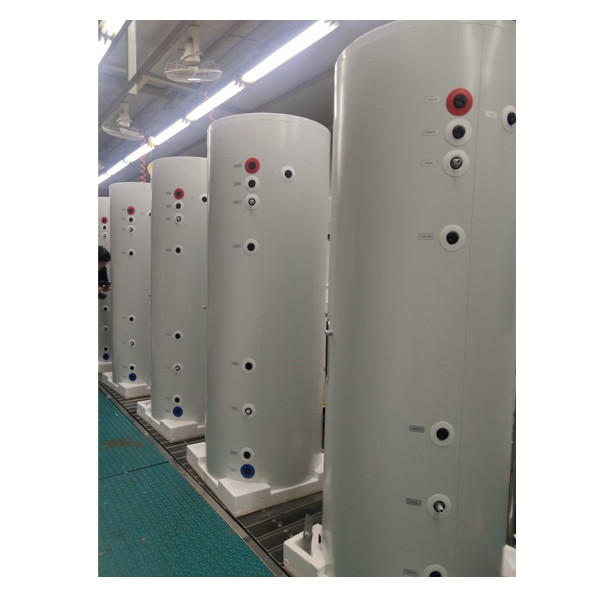 Չժանգոտվող պողպատ 5000 լիտր 304/316 ճնշման ջրի բաք օգտագործումը ջրի մաքրման մեքենաներում 