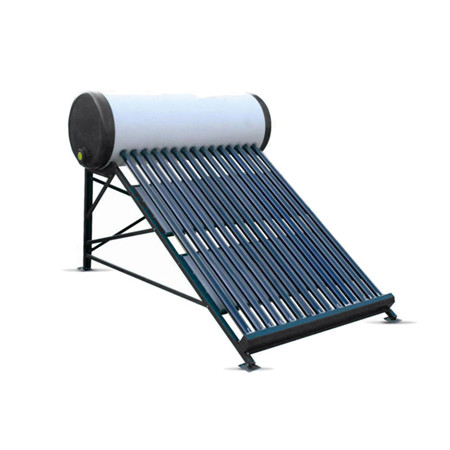 Տանիքում տեղադրված ճնշման տակ գտնվող արևային ջրատաքացուցիչ ՝ ընտանեկան օգտագործման համար տաք ջուր